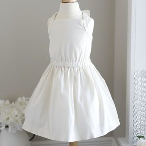 SALE- JCrew Crewcuts Girls Halter Dress Ivory Party Special Occasion Size 4 NWT